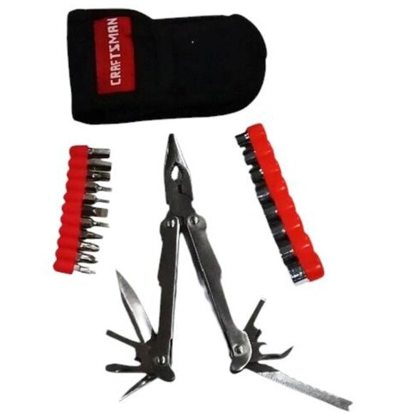 Vintage 1990's Sears Craftsman Multi-Tool Set with Accessories - Picture 1 of 8